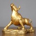 Seiko&Brass Color Cow Ornament